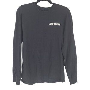 Lxrd Knows mens medium Black long sleeve tee twisted ouija street wear RARE